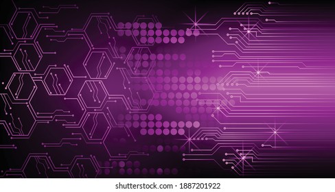 cyber circuit future technology concept background