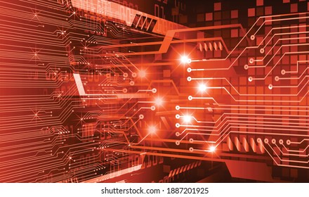 cyber circuit future technology concept background
