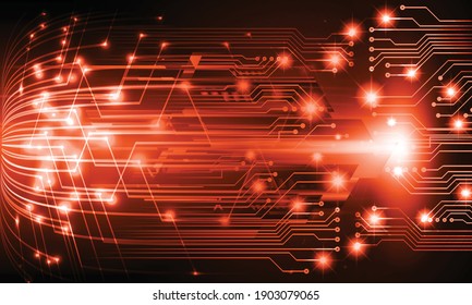 cyber circuit future technology concept background