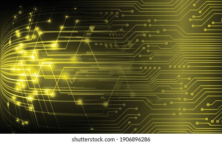 cyber circuit future technology concept background