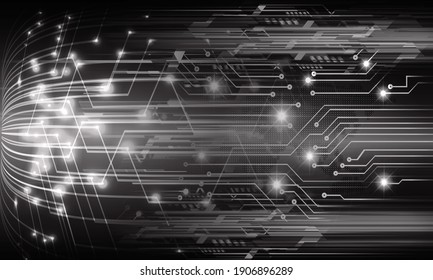 Cyberkreis-Technologie-Zukunftskonzept-Hintergrund