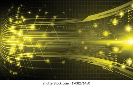 cyber circuit future technology concept background