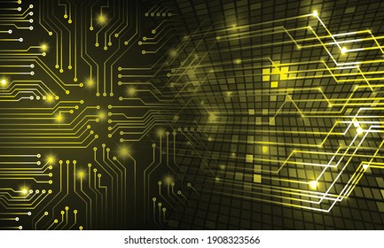 cyber circuit future technology concept background