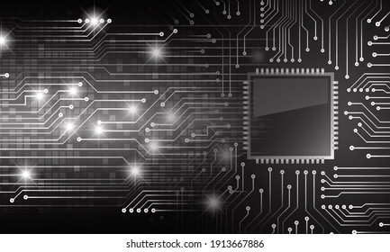 cyber circuit future technology concept background