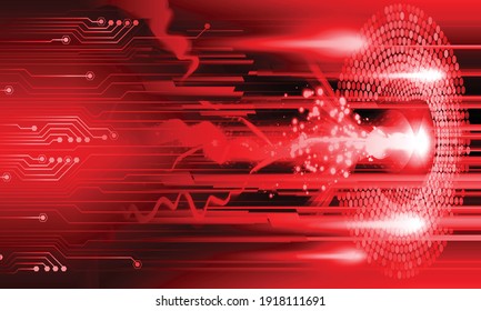 fondo de concepto de tecnología futura de circuito cibernético