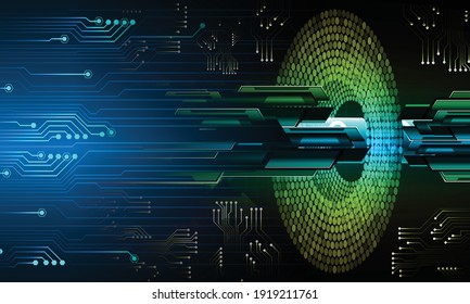 cyber circuit future technology concept background