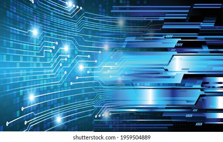 cyber circuit future technology concept background
