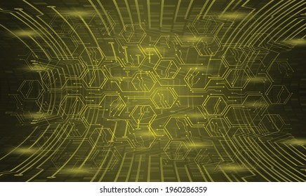 cyber circuit future technology concept background
