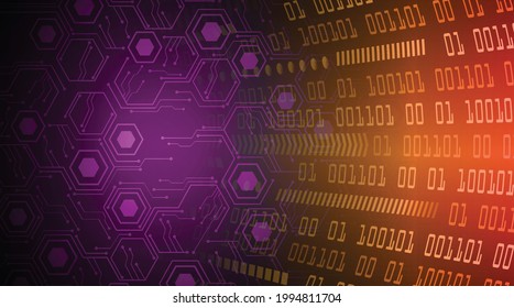 Cyberkreis-Technologie-Zukunftskonzept-Hintergrund