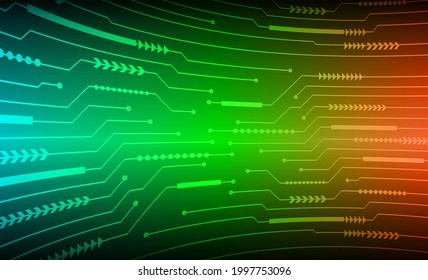 cyber circuit future technology concept background