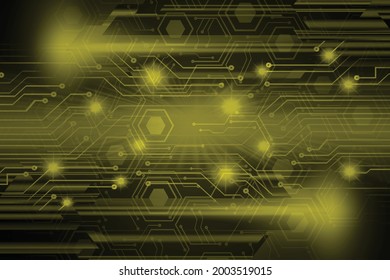 cyber circuit future technology concept background
