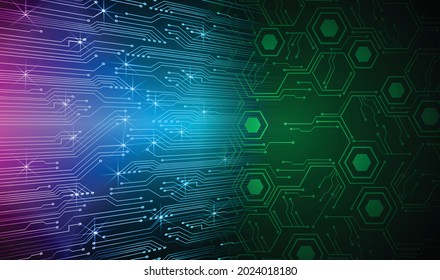 cyber circuit future technology concept background, text