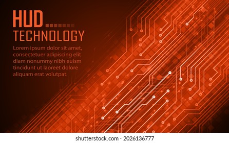 cyber circuit future technology concept background