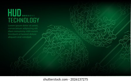 cyber circuit future technology concept background