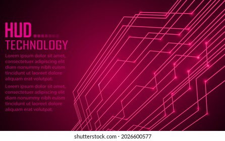 cyber circuit future technology concept background