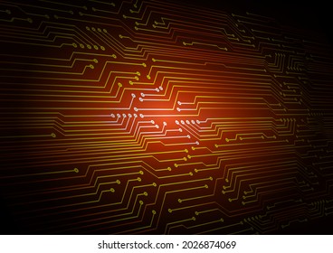cyber circuit future technology concept background