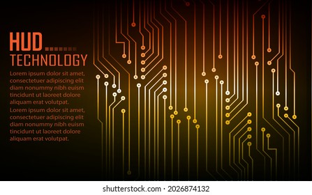 cyber circuit future technology concept background