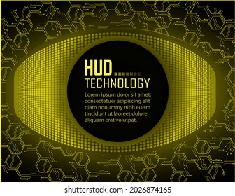 Cyberkreis-Technologie-Zukunftskonzept-Hintergrund