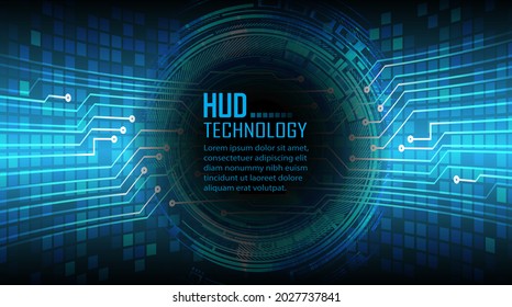 fondo de concepto de tecnología futura de circuito cibernético