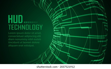 fondo de concepto de tecnología futura de circuito cibernético