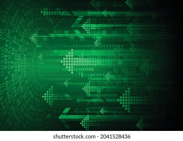 fondo de concepto de tecnología futura de circuito cibernético