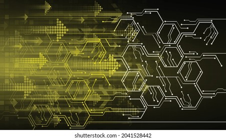 cyber circuit future technology concept background