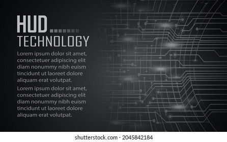 cyber circuit future technology concept background