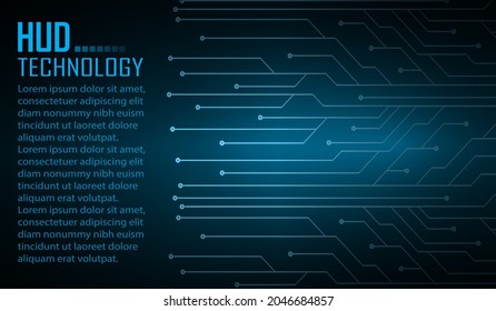 cyber circuit future technology concept background