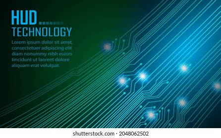 cyber circuit future technology concept background
