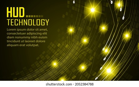 cyber circuit future technology concept background