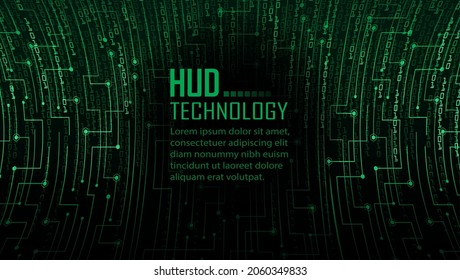 fondo de concepto de tecnología futura de circuito cibernético