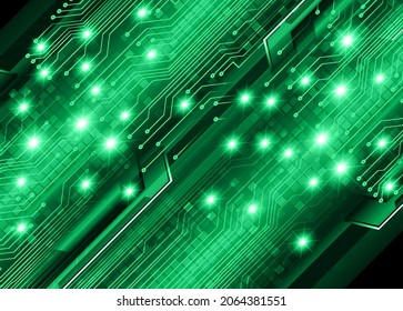 cyber circuit future technology concept background