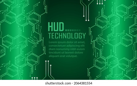 cyber circuit future technology concept background