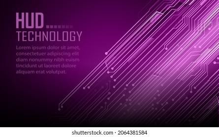 fondo de concepto de tecnología futura de circuito cibernético