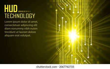 cyber circuit future technology concept background