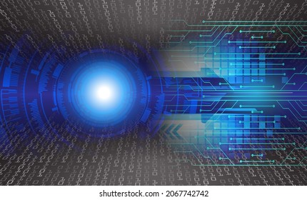 cyber circuit future technology concept background