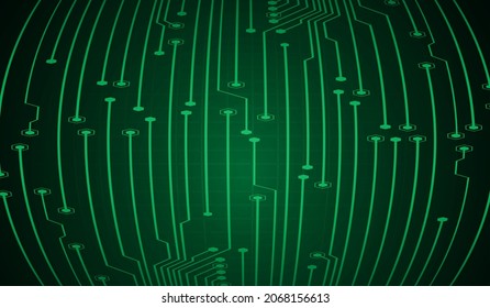 Cyberkreis-Technologie-Zukunftskonzept-Hintergrund