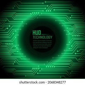 cyber circuit future technology concept background
