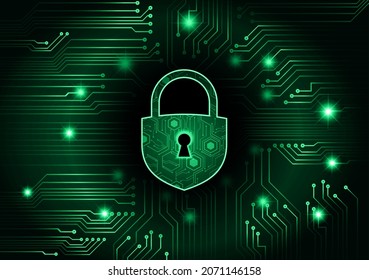 cyber circuit future technology concept background