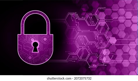 Cyberkreis-Technologie-Zukunftskonzept-Hintergrund