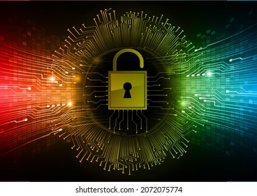 cyber circuit future technology concept background