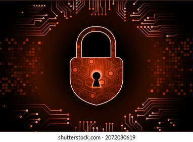 cyber circuit future technology concept background
