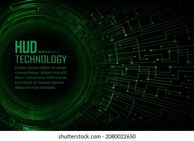 cyber circuit future technology concept background