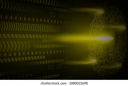 cyber circuit future technology concept background