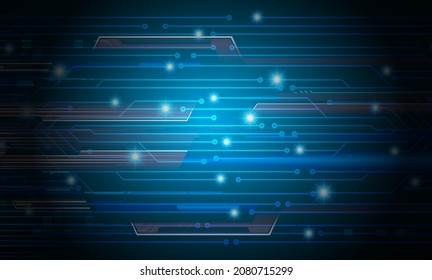 cyber circuit future technology concept background