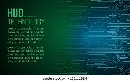 cyber circuit future technology concept background