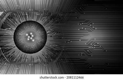 Cyberkreis-Technologie-Zukunftskonzept-Hintergrund
