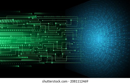 cyber circuit future technology concept background