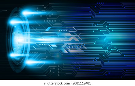 fondo de concepto de tecnología futura de circuito cibernético