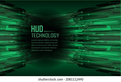 fondo de concepto de tecnología futura de circuito cibernético
